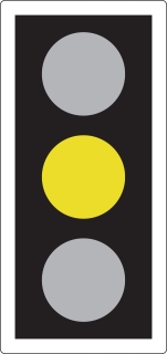 traffic light amber