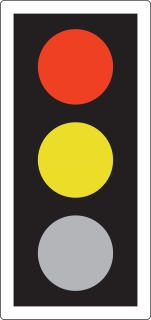 traffic light red amber