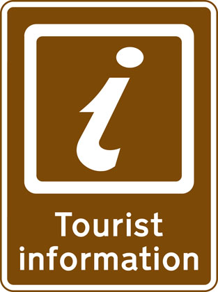 Information sign tourist info point